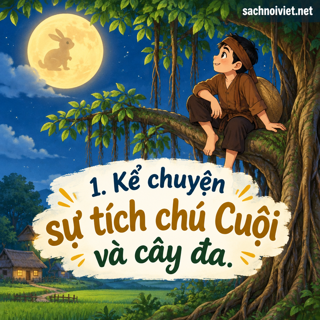 1. Kể chuyện sự tích chú Cuội và cây đa
