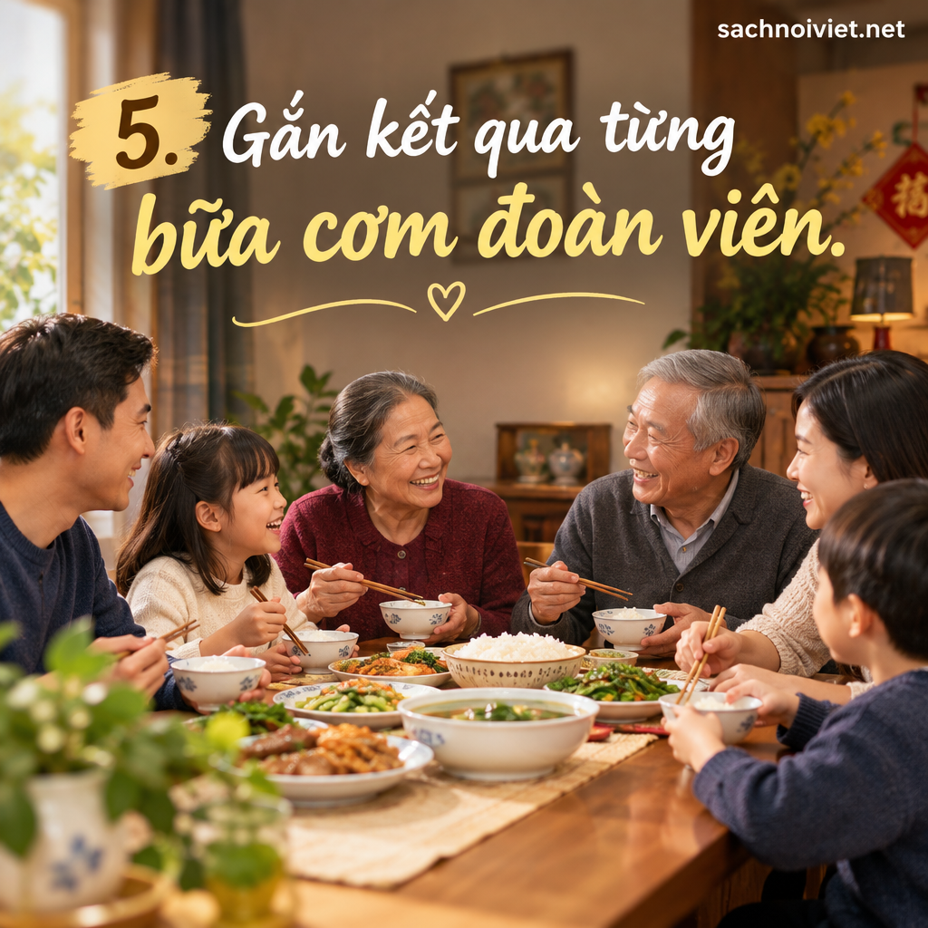 5. Gắn kết qua từng bữa cơm đoàn viên
