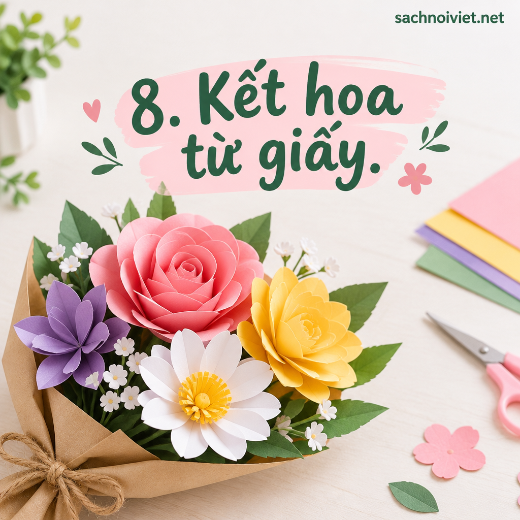 8. Kết hoa từ giấy
