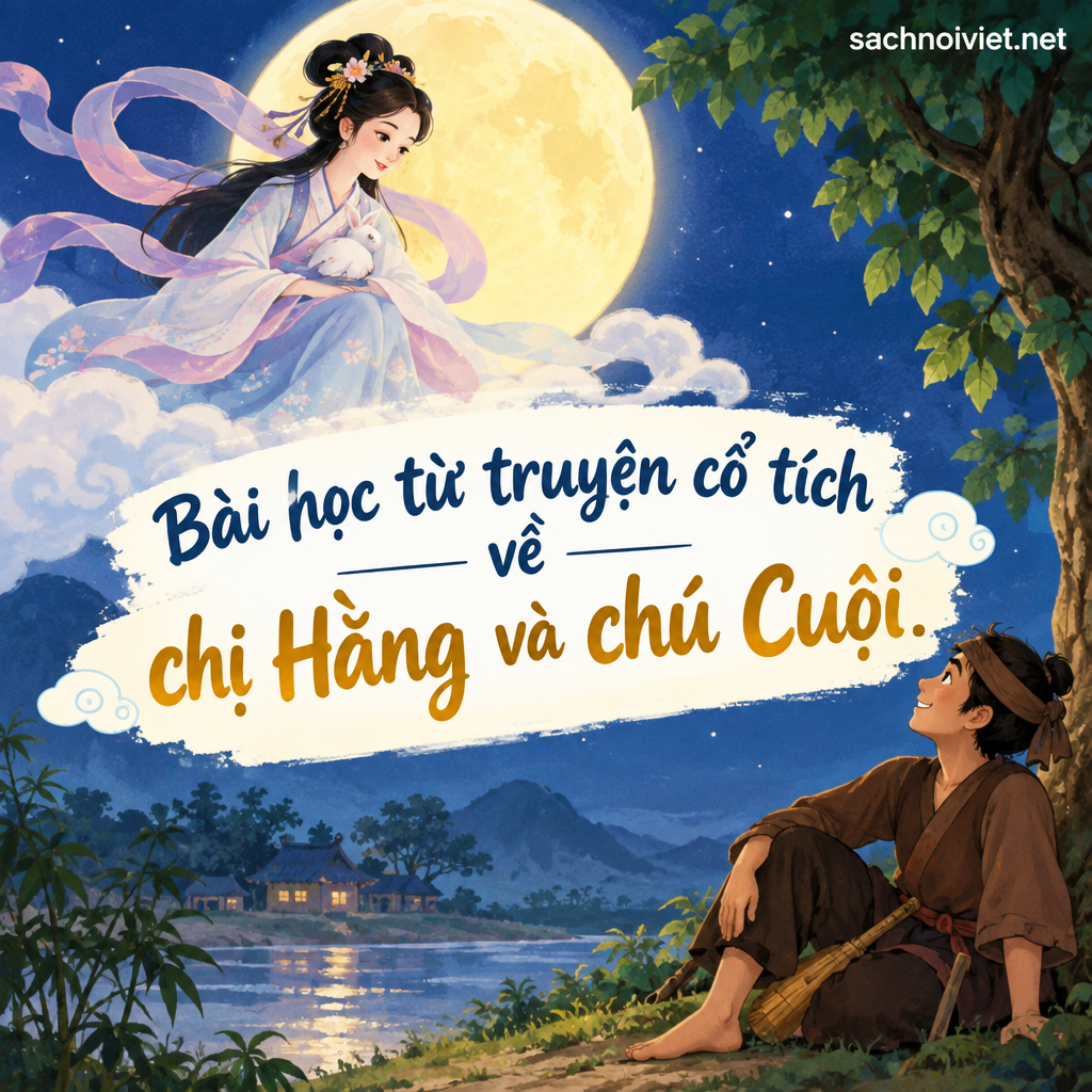Bài học từ truyện cổ tích về chị Hằng và chú Cuội