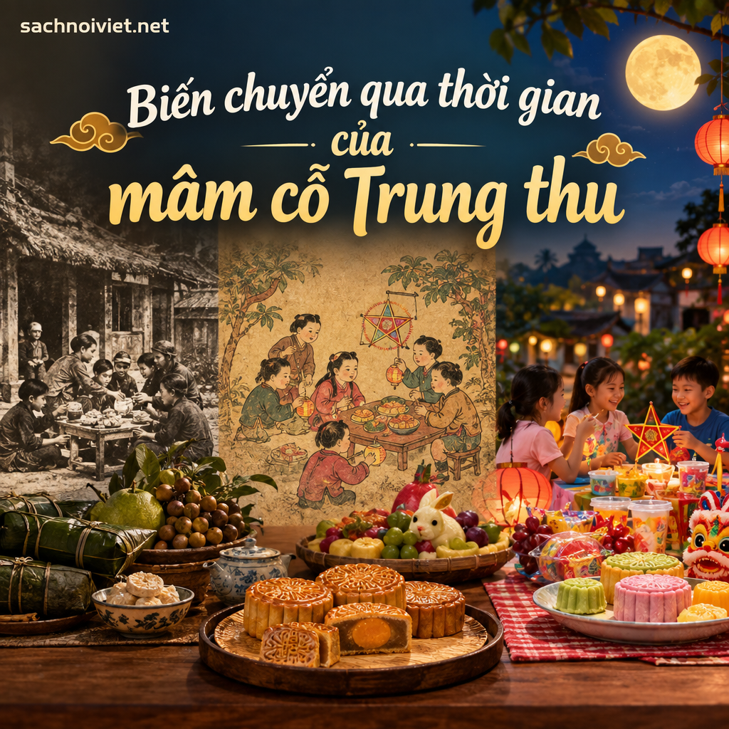 Biến chuyển qua thời gian của mâm cỗ Trung thu