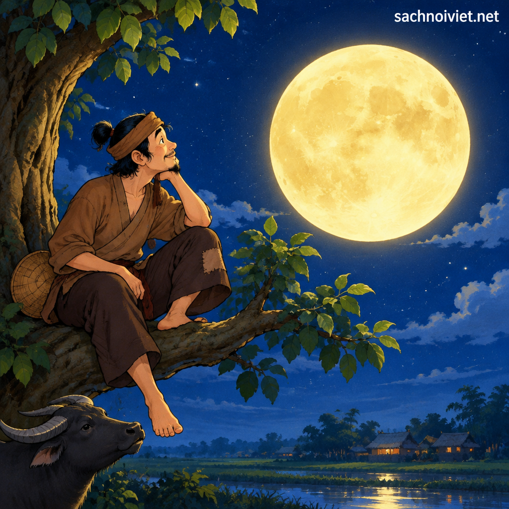 Biểu tượng trăng tròn và hình ảnh chú Cuội