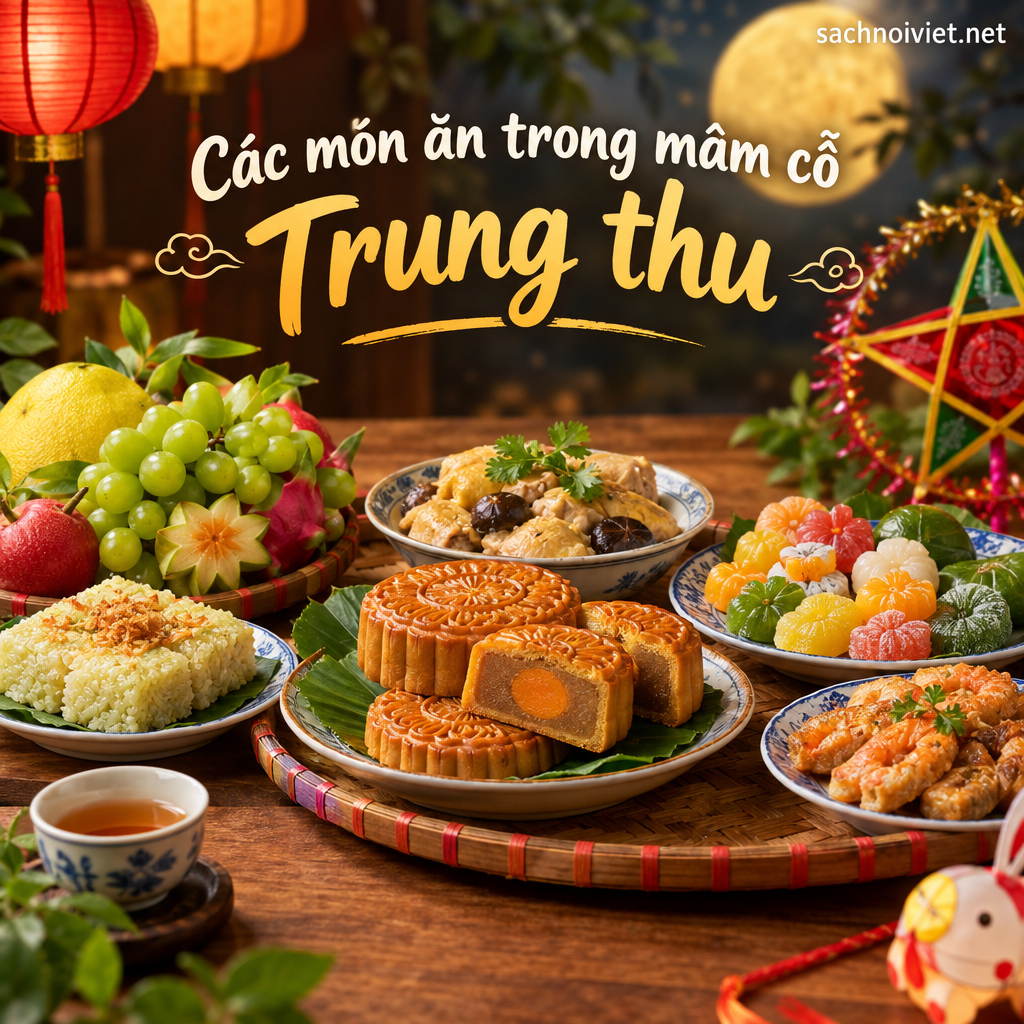 Các món ăn trong mâm cỗ Trung thu