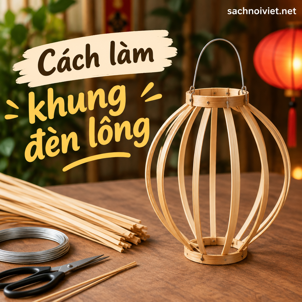 Cách làm khung đèn lồng