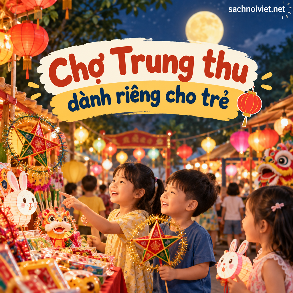Chợ Trung thu dành riêng cho trẻ