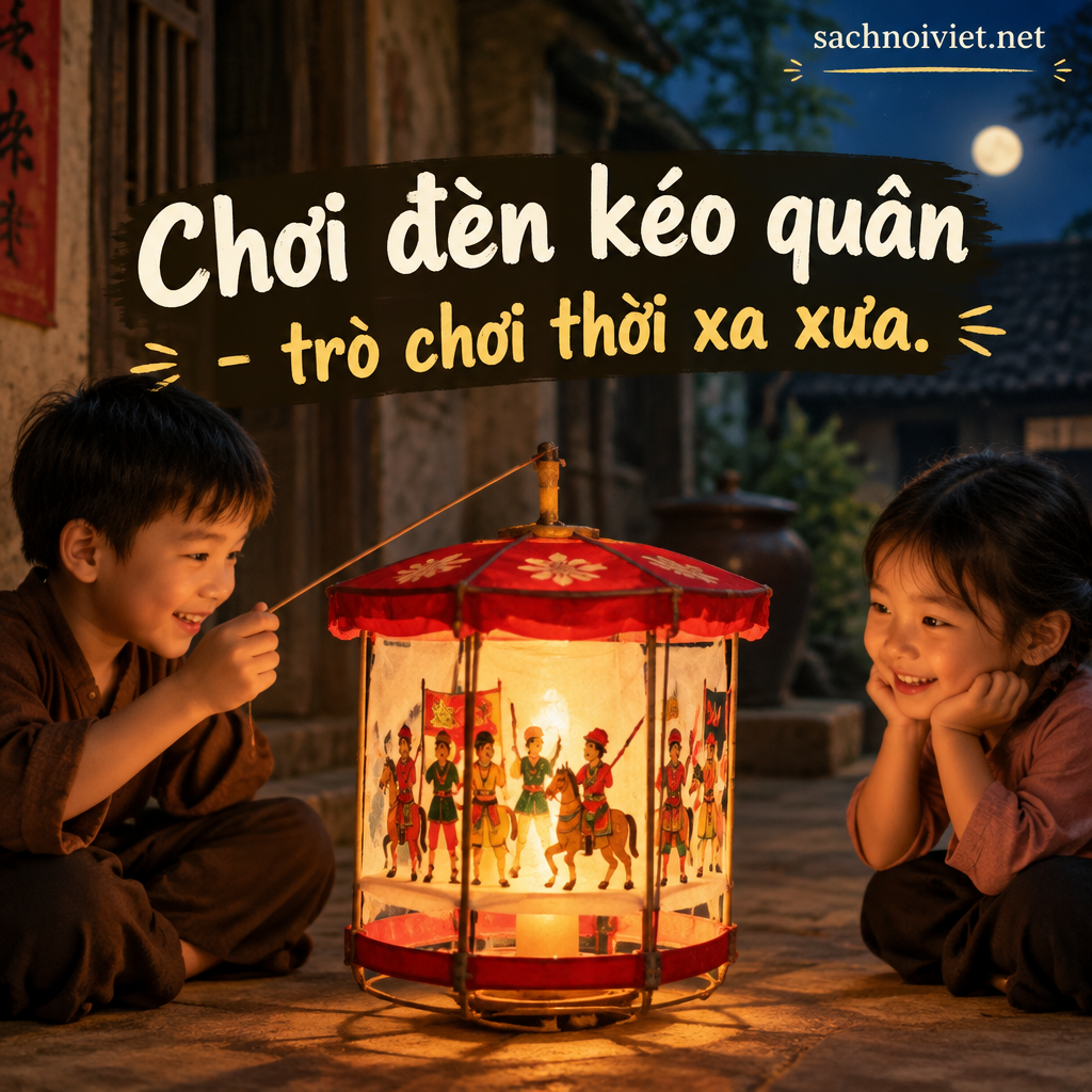 Chơi đèn kéo quân - trò chơi thời xa xưa