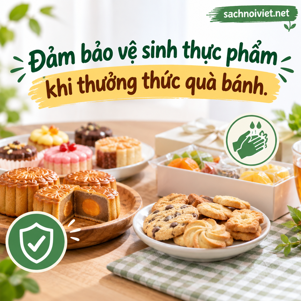 Đảm bảo vệ sinh thực phẩm khi thưởng thức quà bánh
