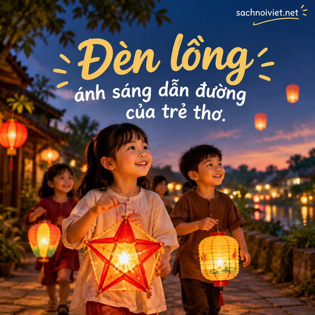 Đèn lồng - ánh sáng dẫn đường của trẻ thơ