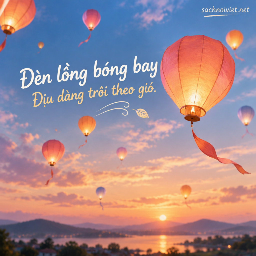Đèn lồng bóng bay - Dịu dàng trôi theo gió
