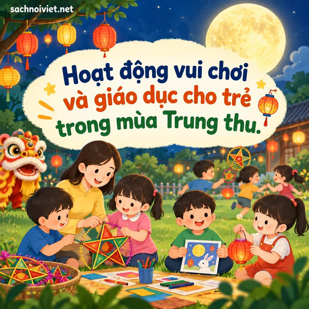 Hoạt động vui chơi và giáo dục cho trẻ trong mùa Trung thu