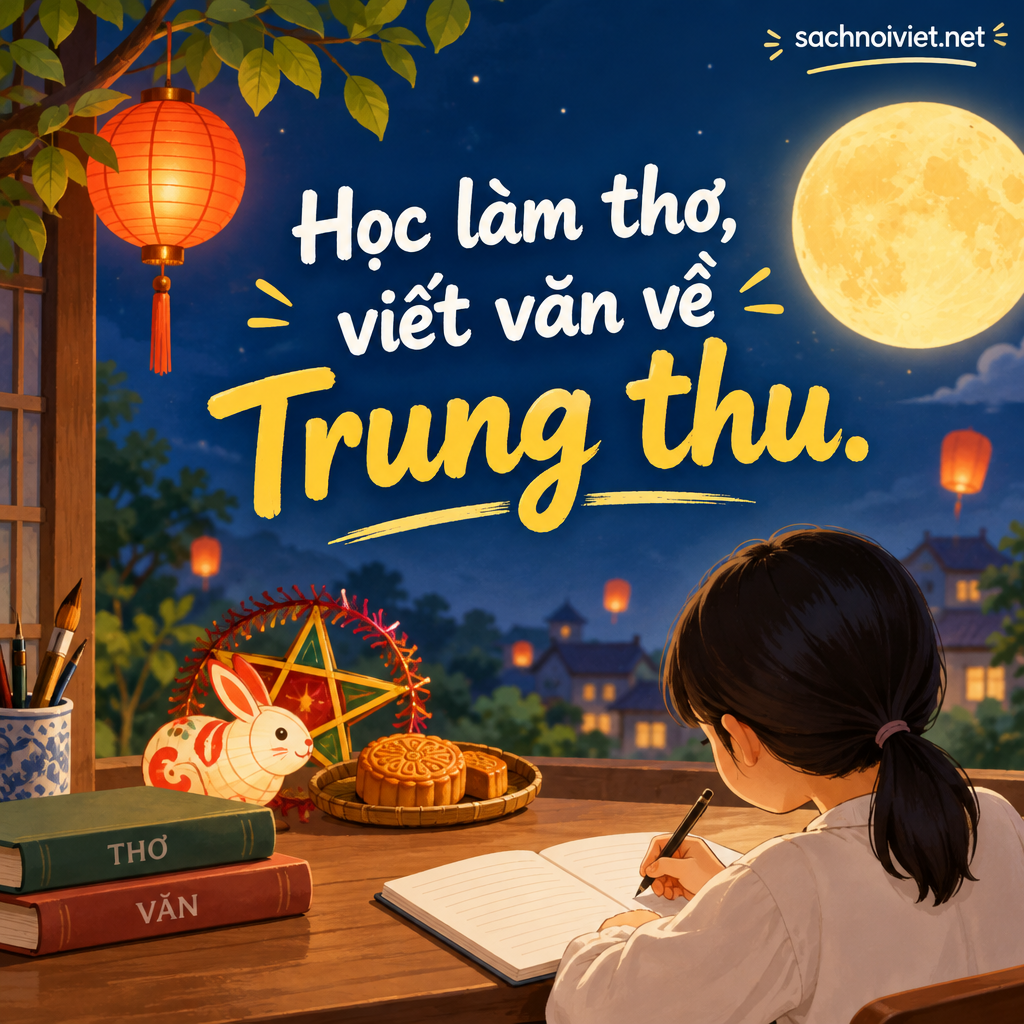 Học làm thơ, viết văn về Trung thu