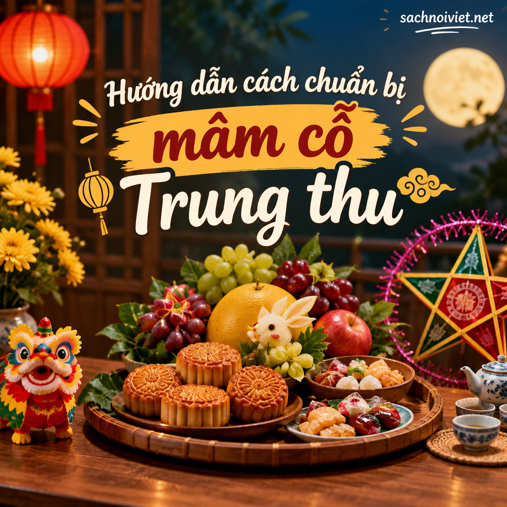 Hướng dẫn cách chuẩn bị mâm cỗ Trung thu