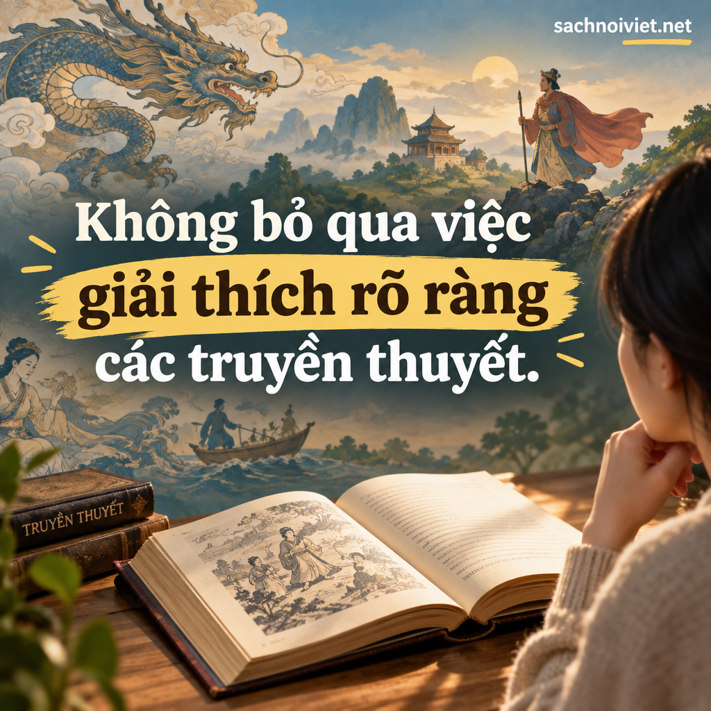 Không bỏ qua việc giải thích rõ ràng các truyền thuyết