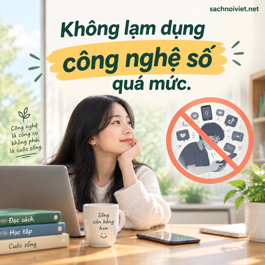 Không lạm dụng công nghệ số quá mức