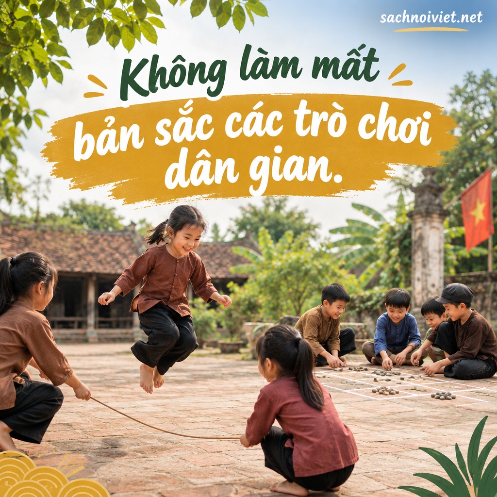 Không làm mất bản sắc các trò chơi dân gian