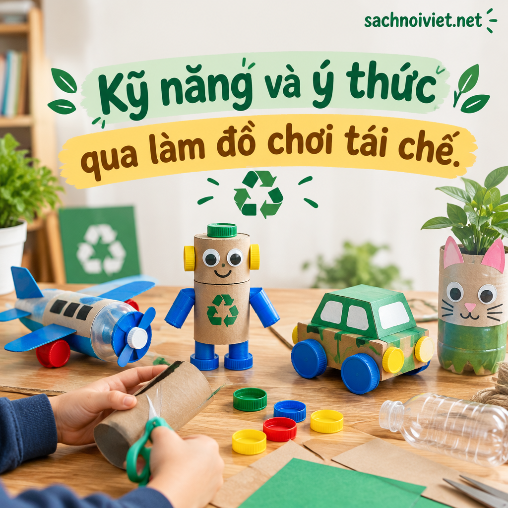 Kỹ năng và ý thức qua làm đồ chơi tái chế