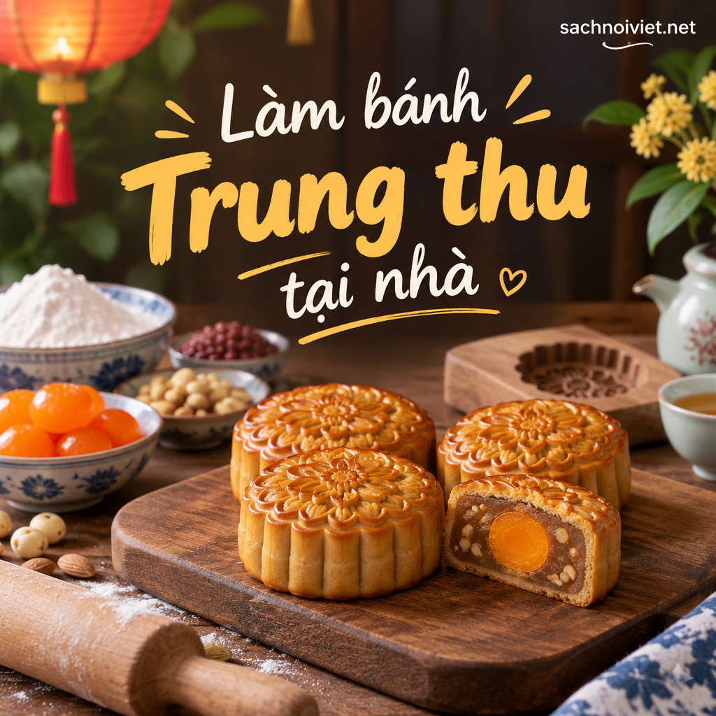 Làm bánh Trung thu tại nhà