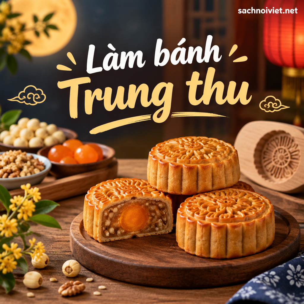 Làm bánh Trung thu