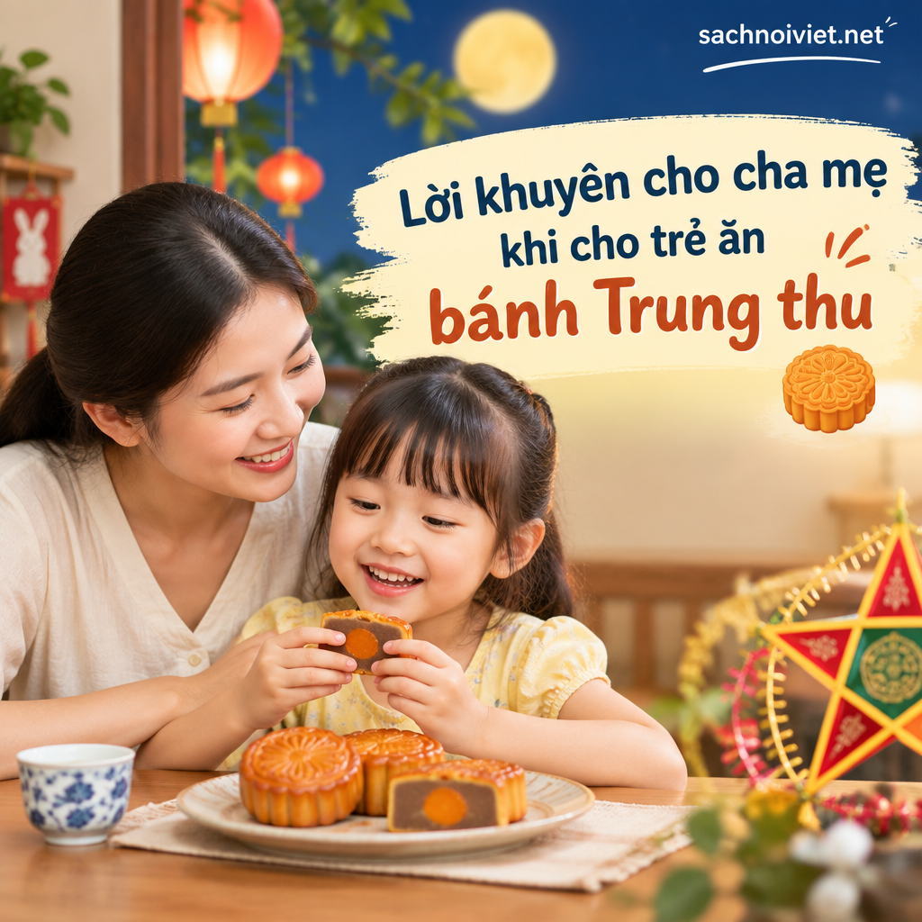Lời khuyên cho cha mẹ khi cho trẻ ăn bánh Trung thu