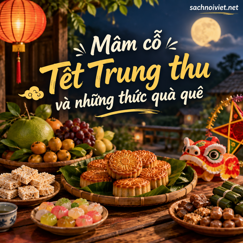 Mâm cỗ Tết Trung thu và những thức quà quê