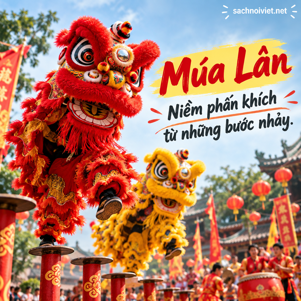 Múa Lân - Niềm phấn khích từ những bước nhảy