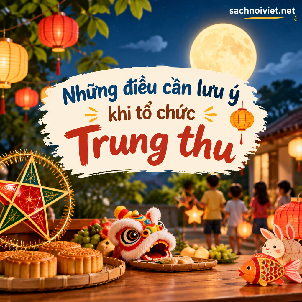 Những điều cần lưu ý khi tổ chức Trung thu