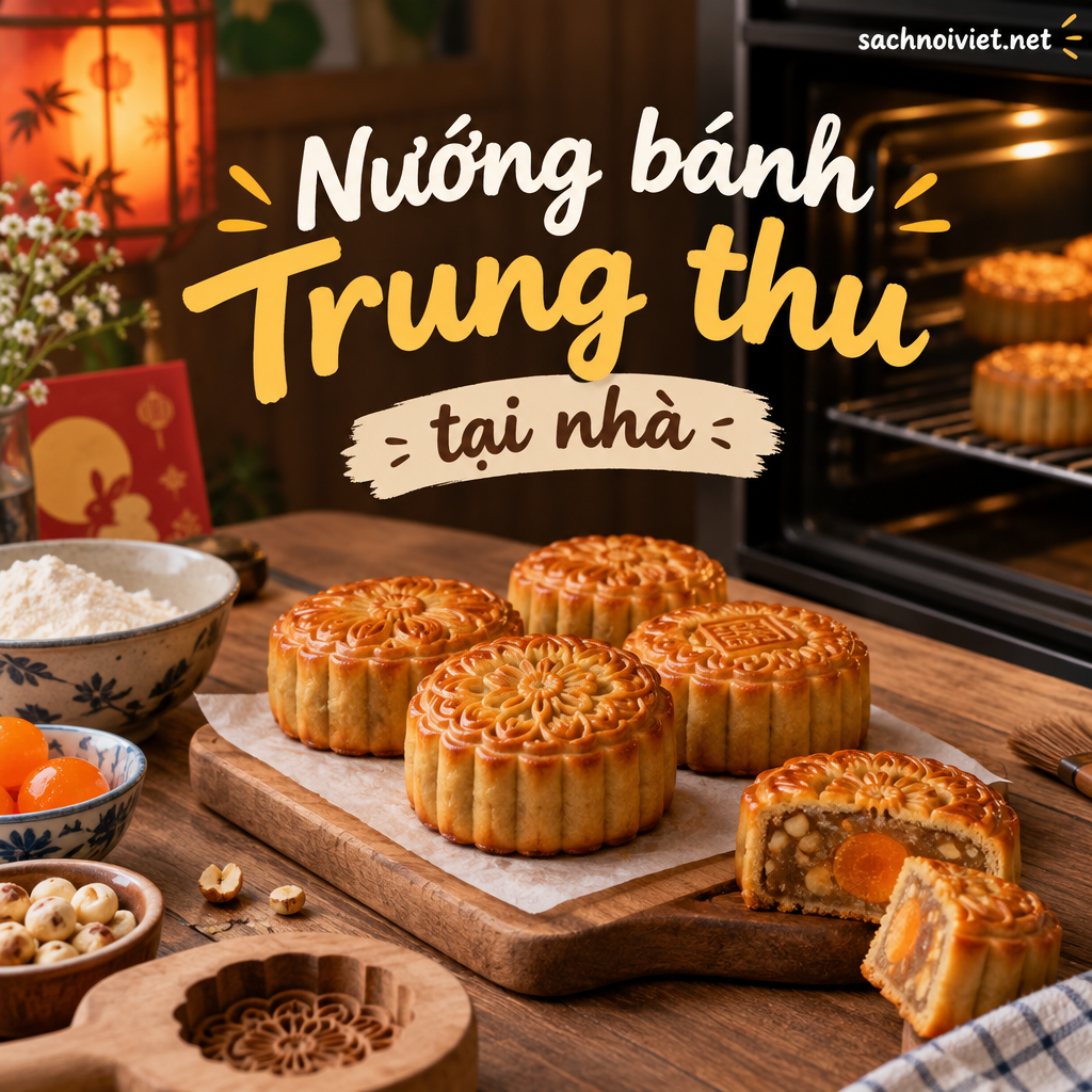 Nướng bánh Trung thu tại nhà