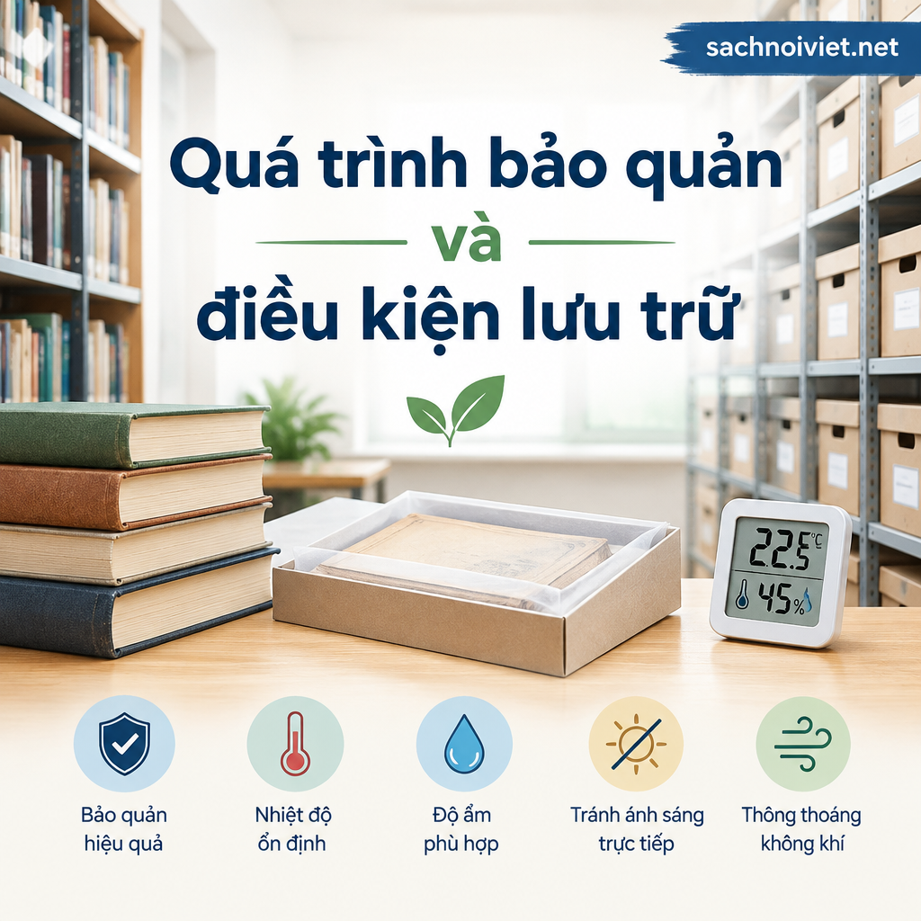 Quá trình bảo quản và điều kiện lưu trữ
