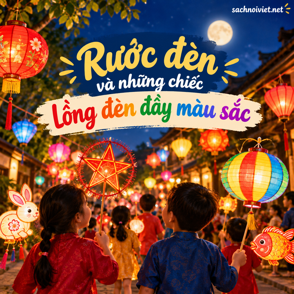 Rước đèn và những chiếc lồng đèn đầy màu sắc