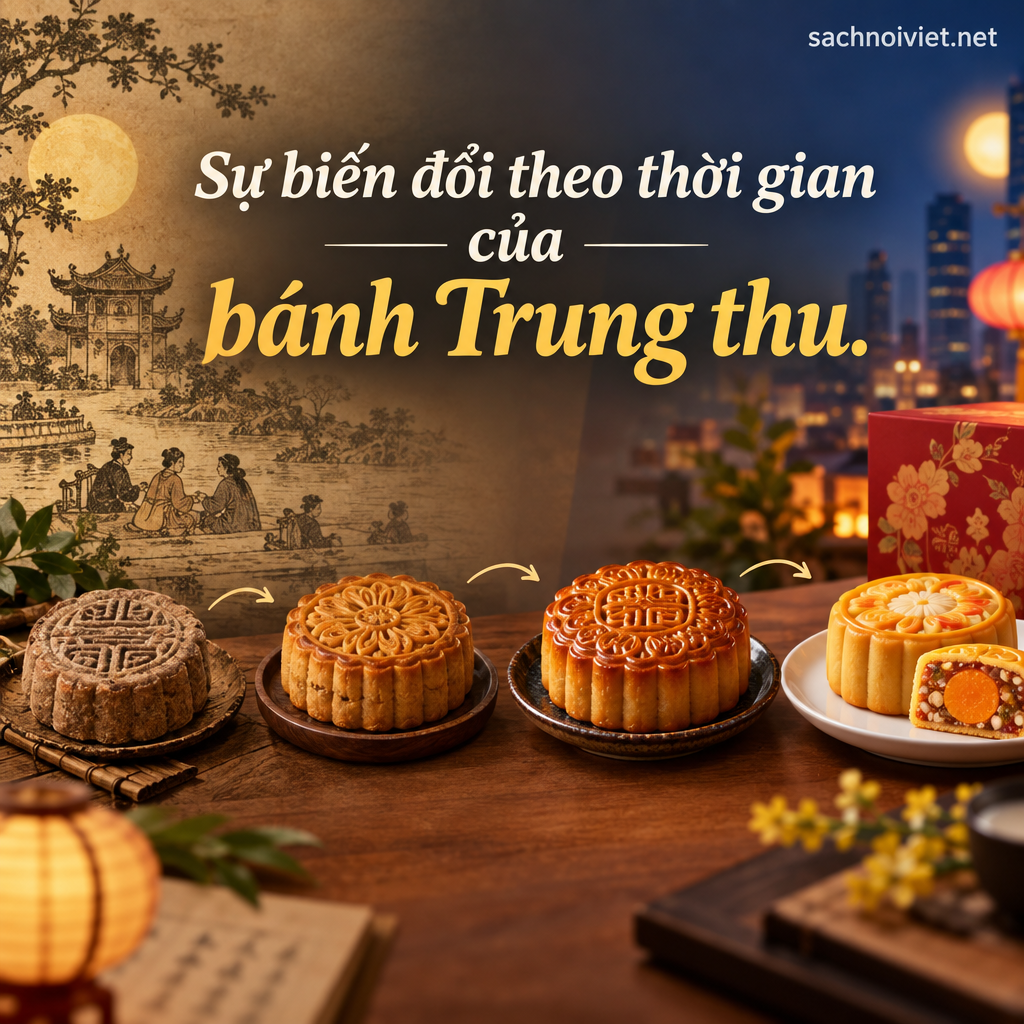 Sự biến đổi theo thời gian của bánh Trung thu