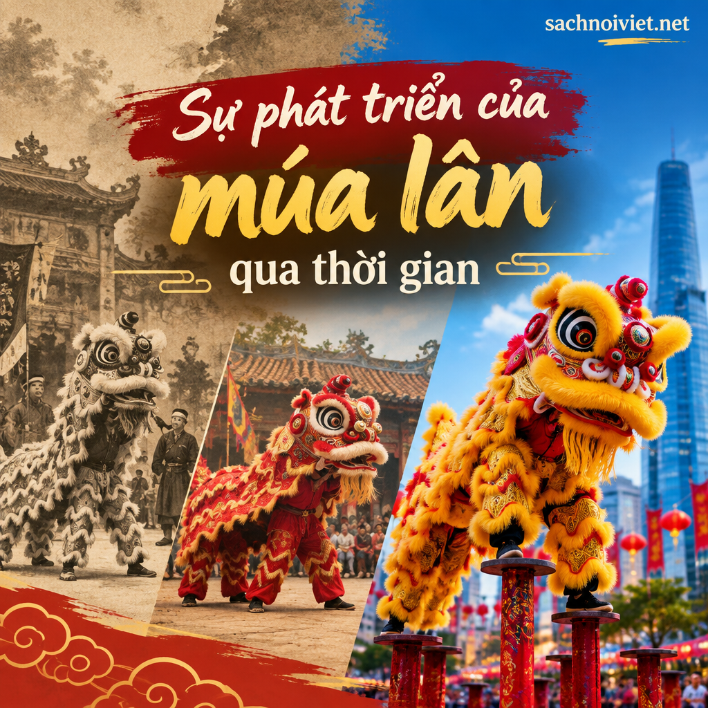 Sự phát triển của múa lân qua thời gian