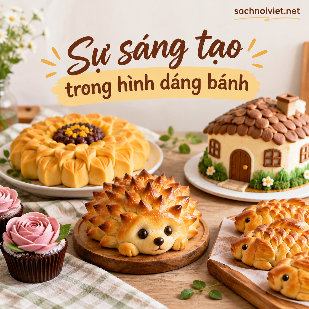 Sự sáng tạo trong hình dáng bánh