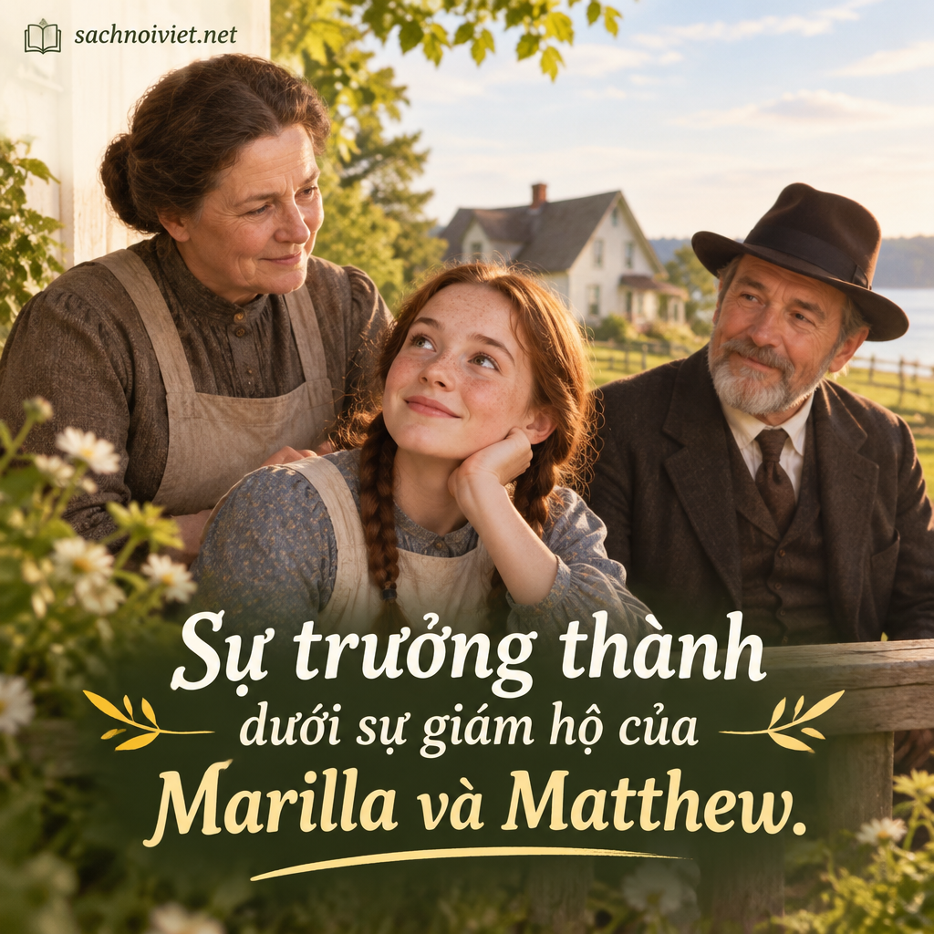 Sự trưởng thành dưới sự giám hộ của Marilla và Matthew