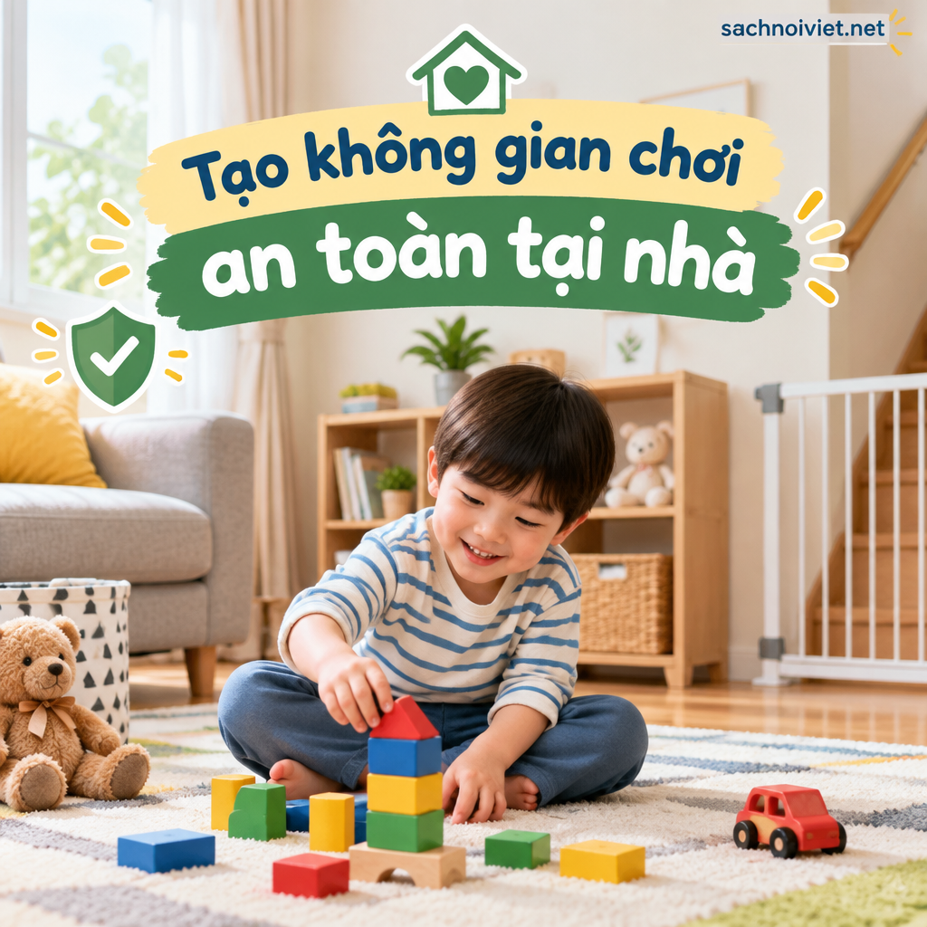 Tạo không gian chơi an toàn tại nhà