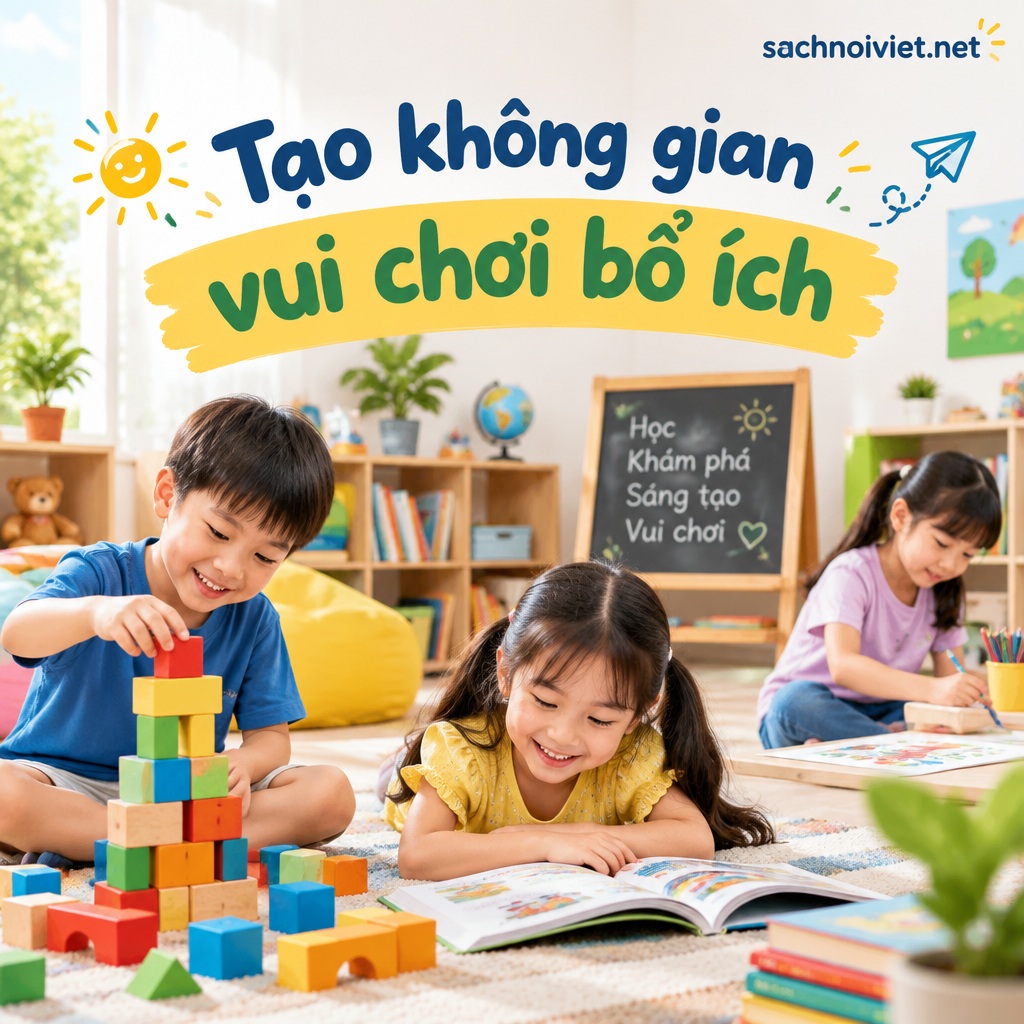 Tạo không gian vui chơi bổ ích