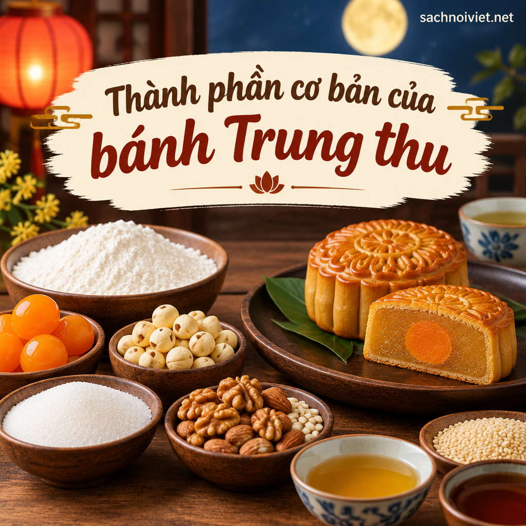 Thành phần cơ bản của bánh Trung thu