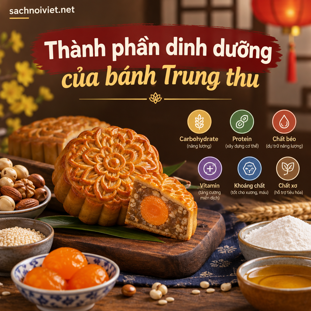 Thành phần dinh dưỡng của bánh Trung thu