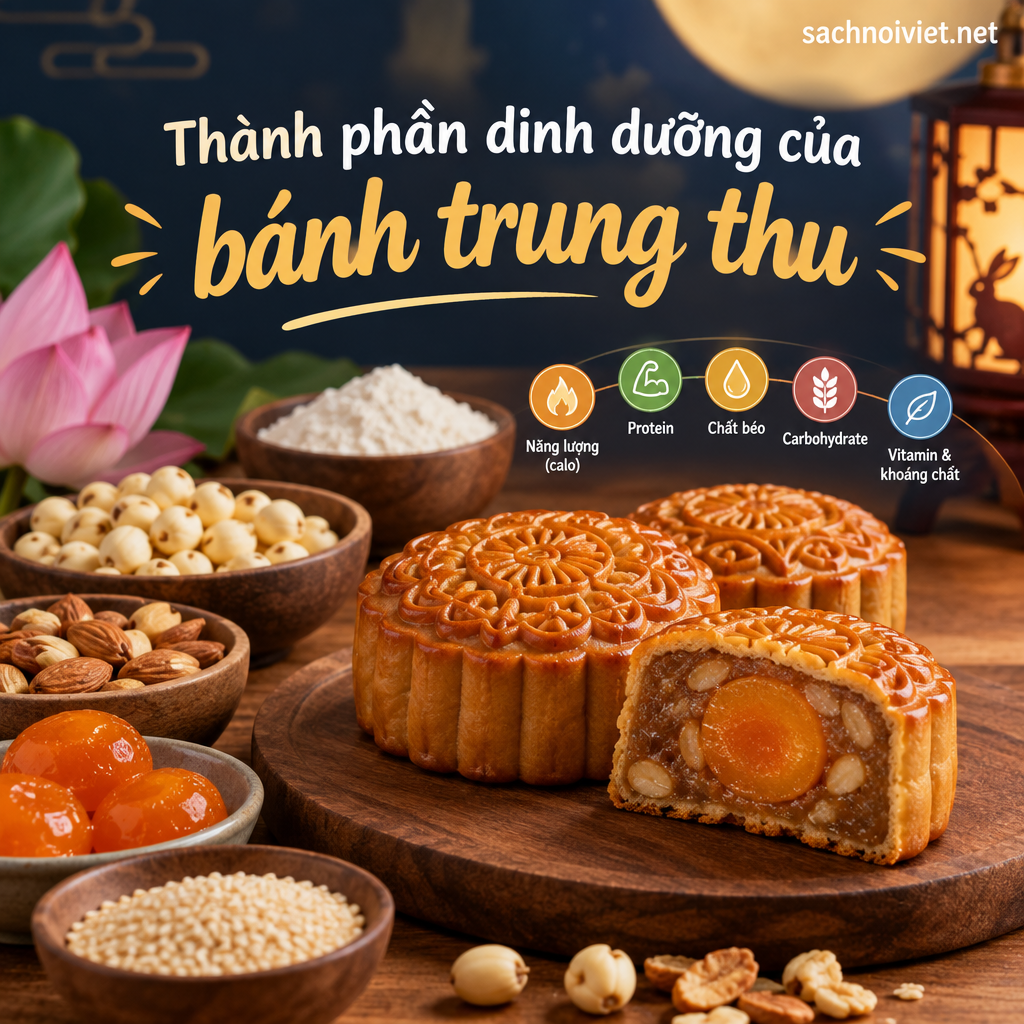 Thành phần dinh dưỡng của bánh trung thu