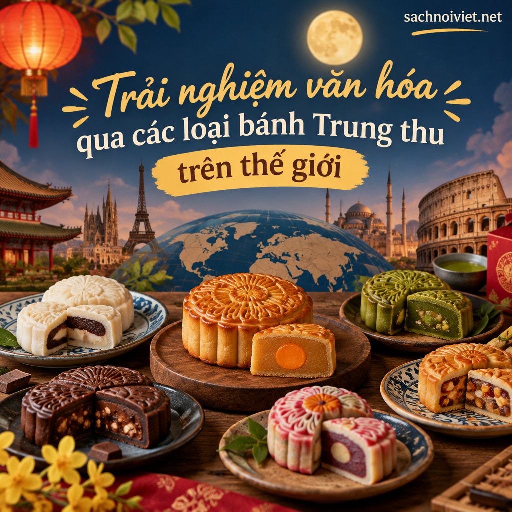 Trải nghiệm văn hóa qua các loại bánh Trung thu trên thế giới