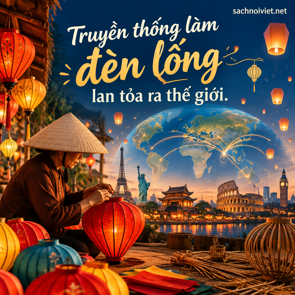 Truyền thống làm đèn lồng lan tỏa ra thế giới
