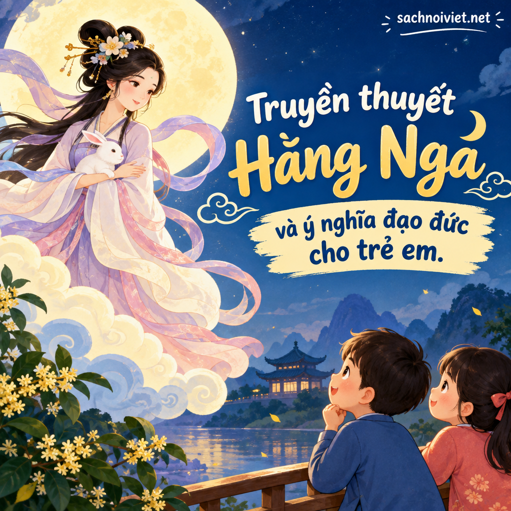 Truyền thuyết Hằng Nga và ý nghĩa đạo đức cho trẻ em