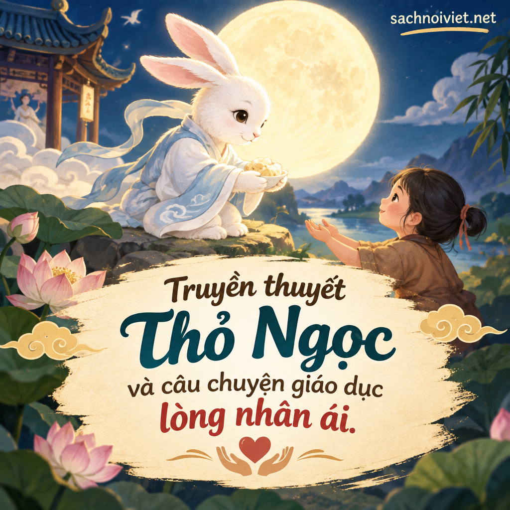 Truyền thuyết Thỏ Ngọc và câu chuyện giáo dục lòng nhân ái