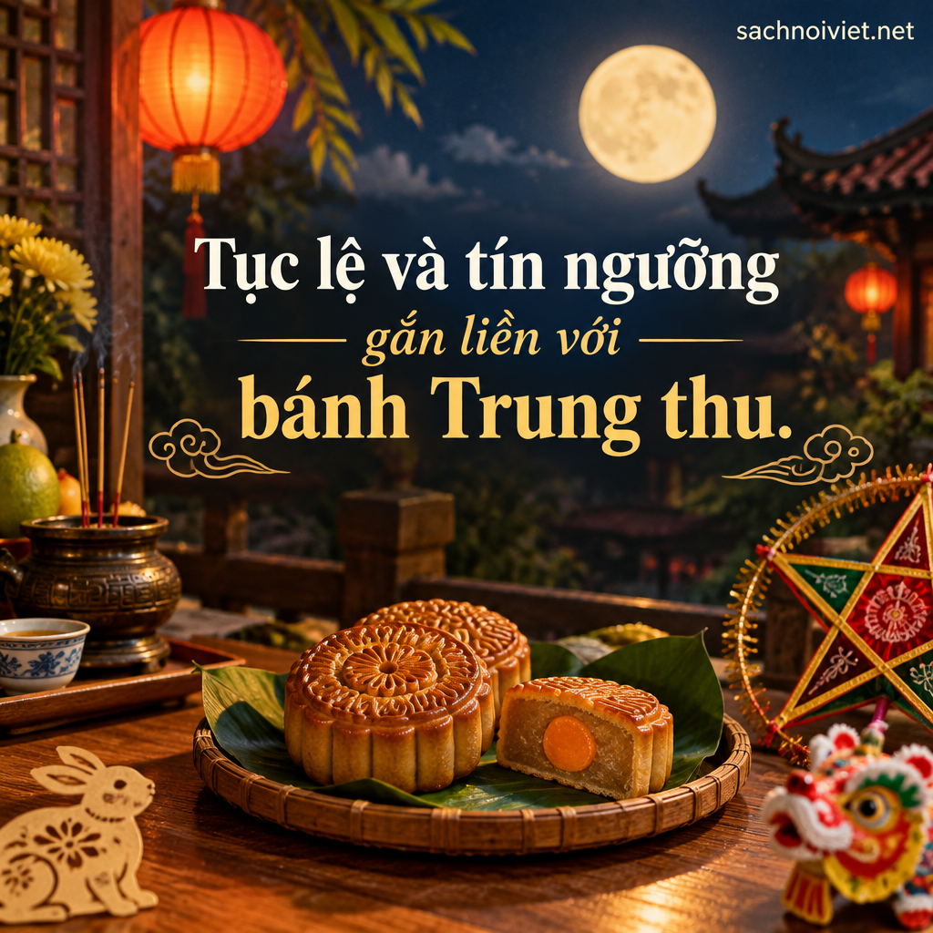 Tục lệ và tín ngưỡng gắn liền với bánh Trung thu