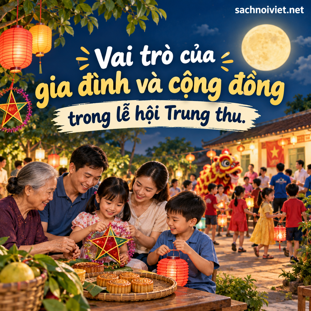 Vai trò của gia đình và cộng đồng trong lễ hội Trung thu