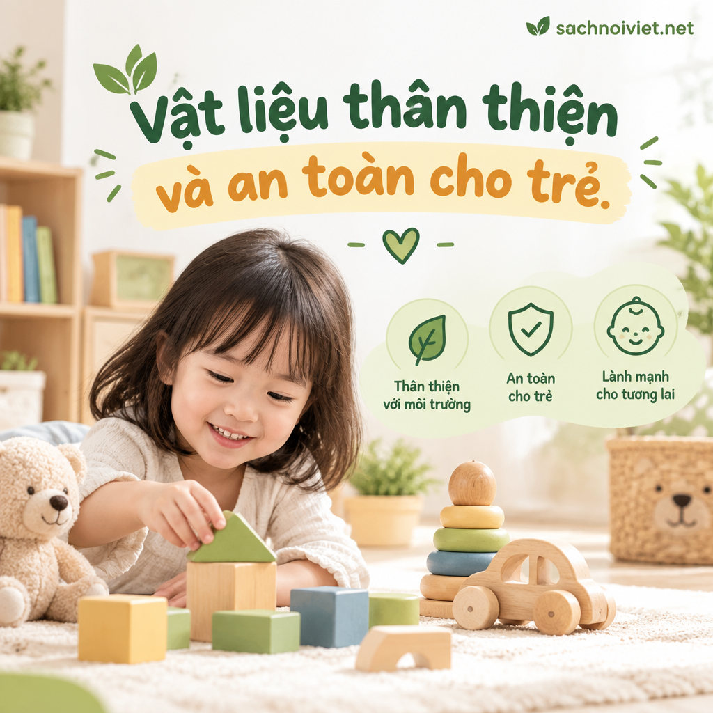 Vật liệu thân thiện và an toàn cho trẻ