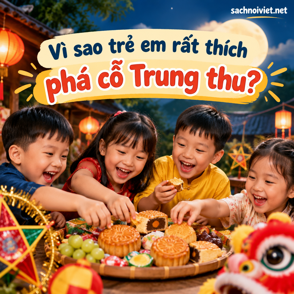 Vì sao trẻ em rất thích phá cỗ Trung thu?
