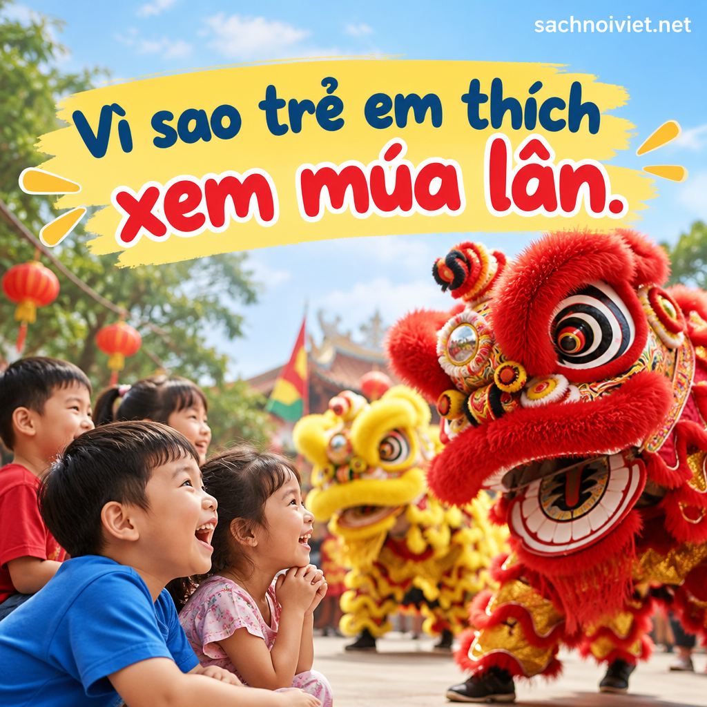 Vì sao trẻ em thích xem múa lân