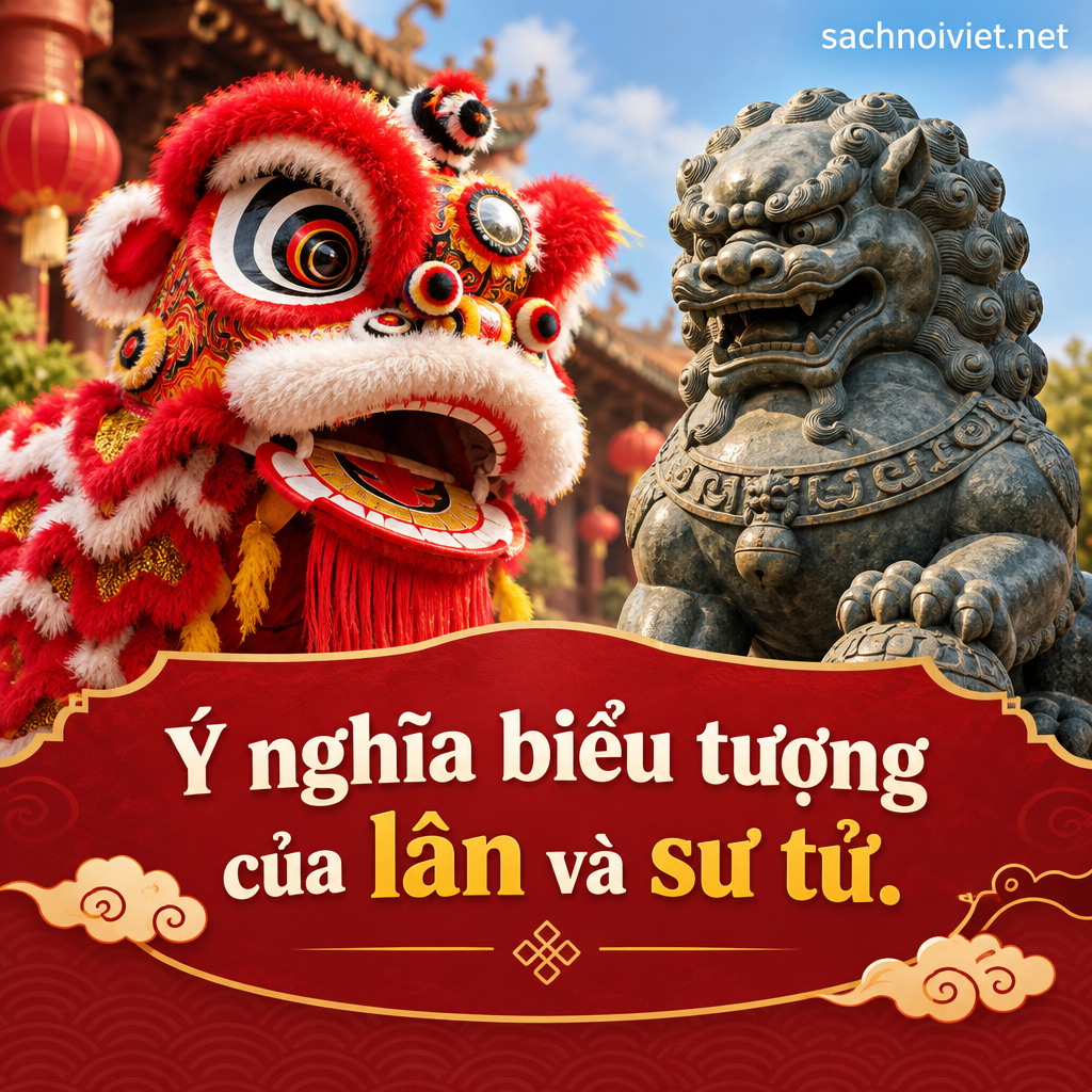 Ý nghĩa biểu tượng của lân và sư tử