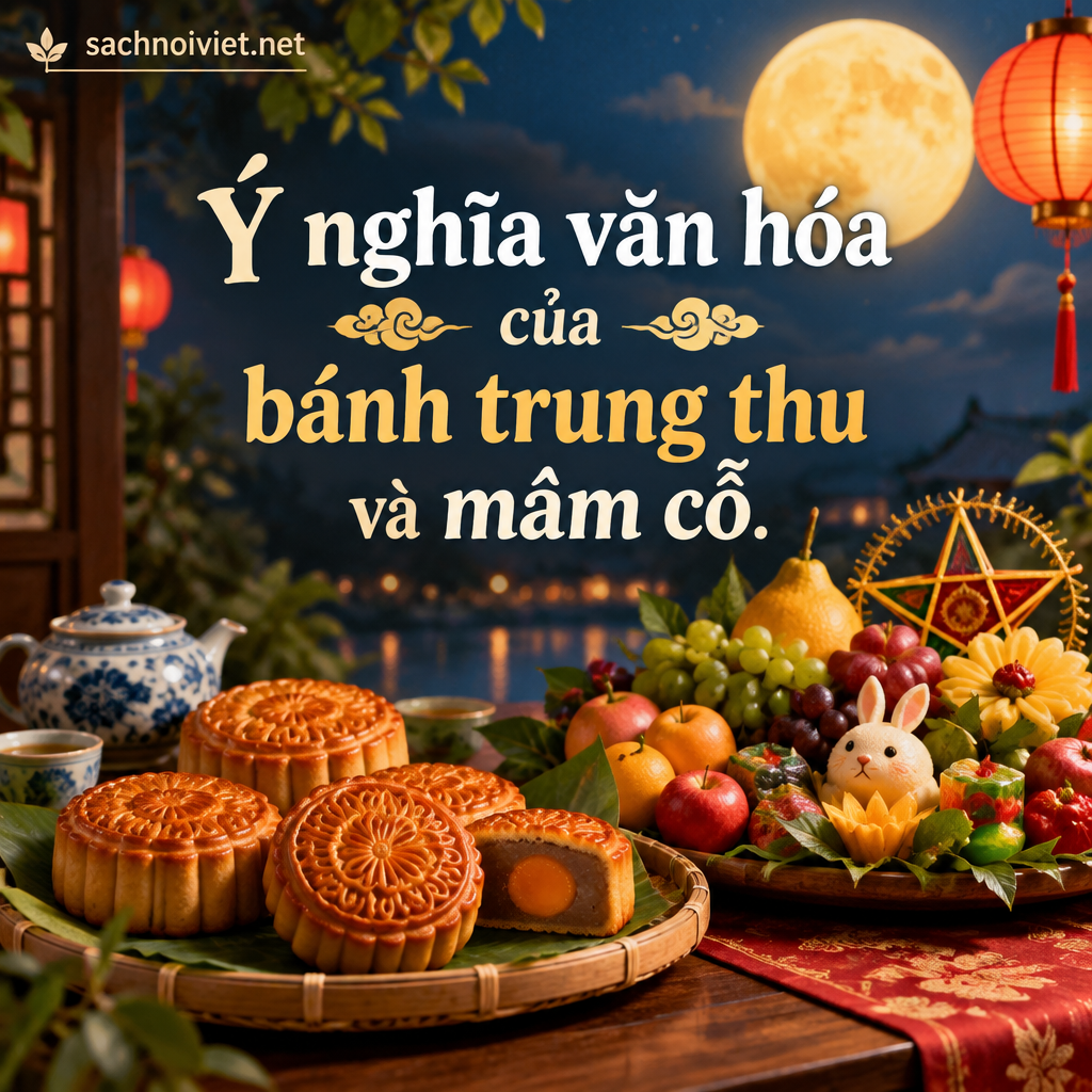 Ý nghĩa văn hóa của bánh trung thu và mâm cỗ