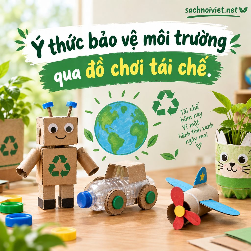 Ý thức bảo vệ môi trường qua đồ chơi tái chế